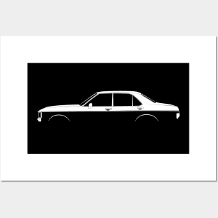 Ford Granada Mk I Silhouette Posters and Art